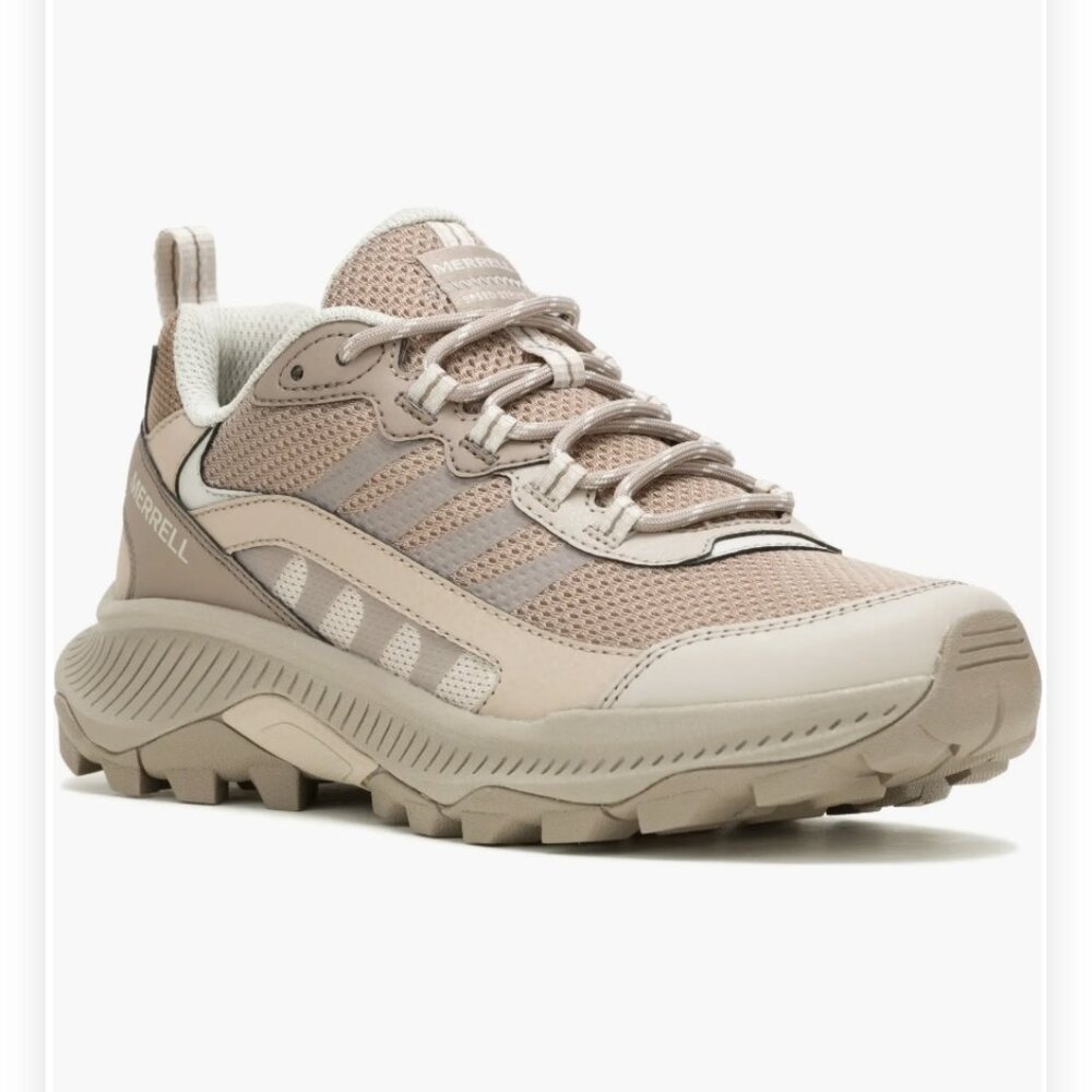 Merrell Womens Moab Speed 2 Hiking Shoe - Stone size 7 CLEAN! 🥾